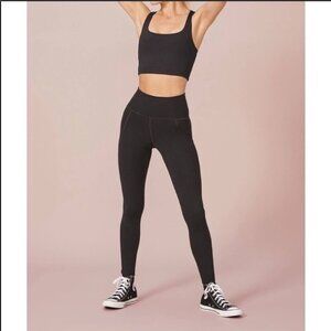 Girlfriend Collective Black High Rise Leggings